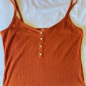 Burnt orange tank top